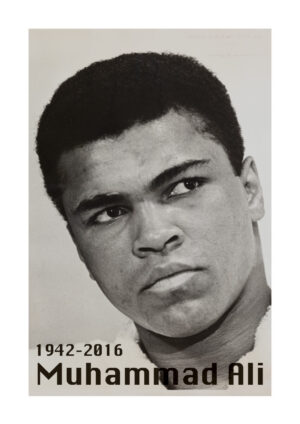 Juliste Muhammad Ali mustavalkoinen valokuva Juliste 1
