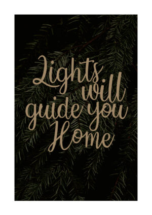 Juliste Lights will guide you home Juliste 1