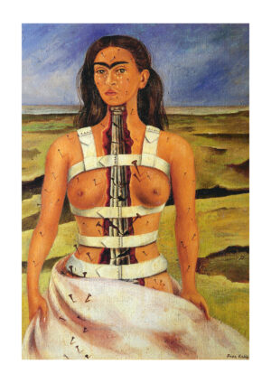Juliste Frida Kahlo The broken column Juliste 1