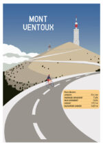 Juliste Mont Ventoux Vintage Retro Juliste 1