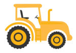 Juliste Keltainen traktori Juliste 1