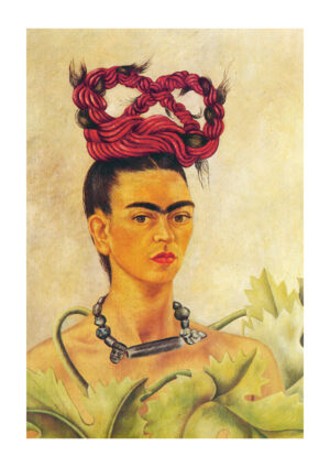 Juliste Frida Kahlo itseportretti Punos nuttura Juliste 1