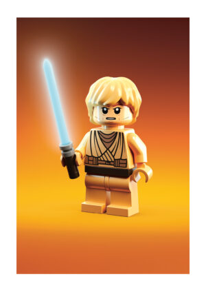 Juliste Lego in space - star wars Luke Skywalker Juliste 1
