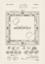 Juliste Monopoly patentti juliste Juliste 1